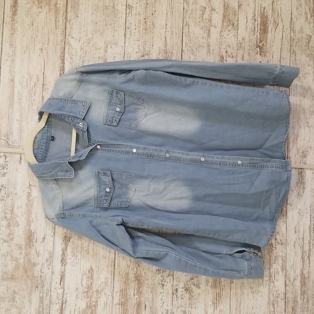 Blue Denim Button Down - image 1